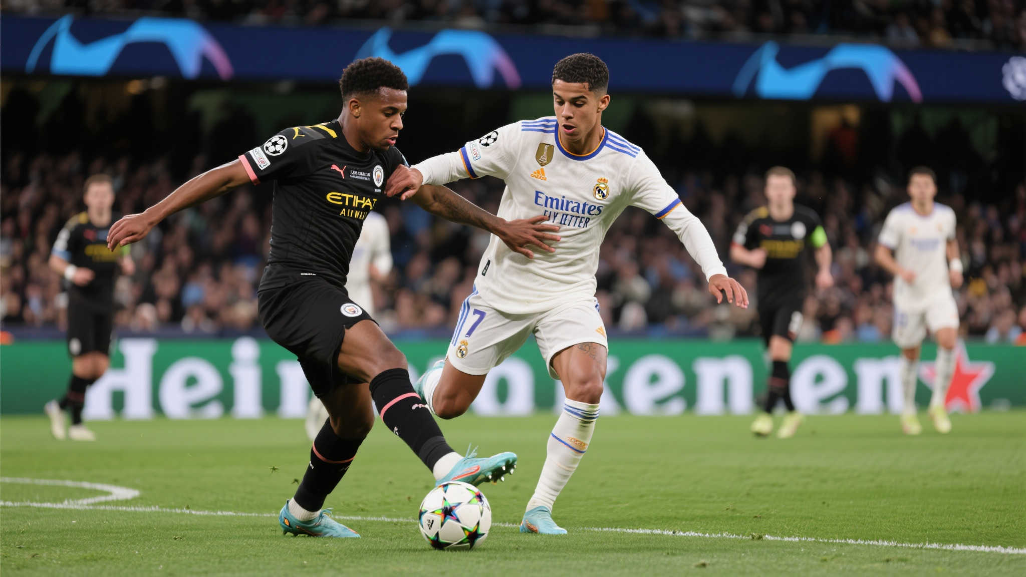 24／25赛季欧冠成功对抗之王：努诺-门德斯共98次